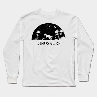 Dinosaurs Under the Stars Long Sleeve T-Shirt